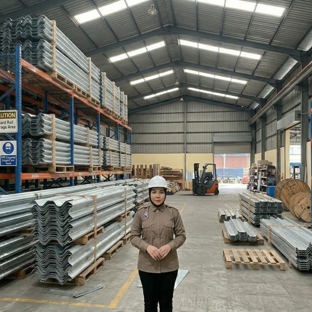 pagar pengaman jalan