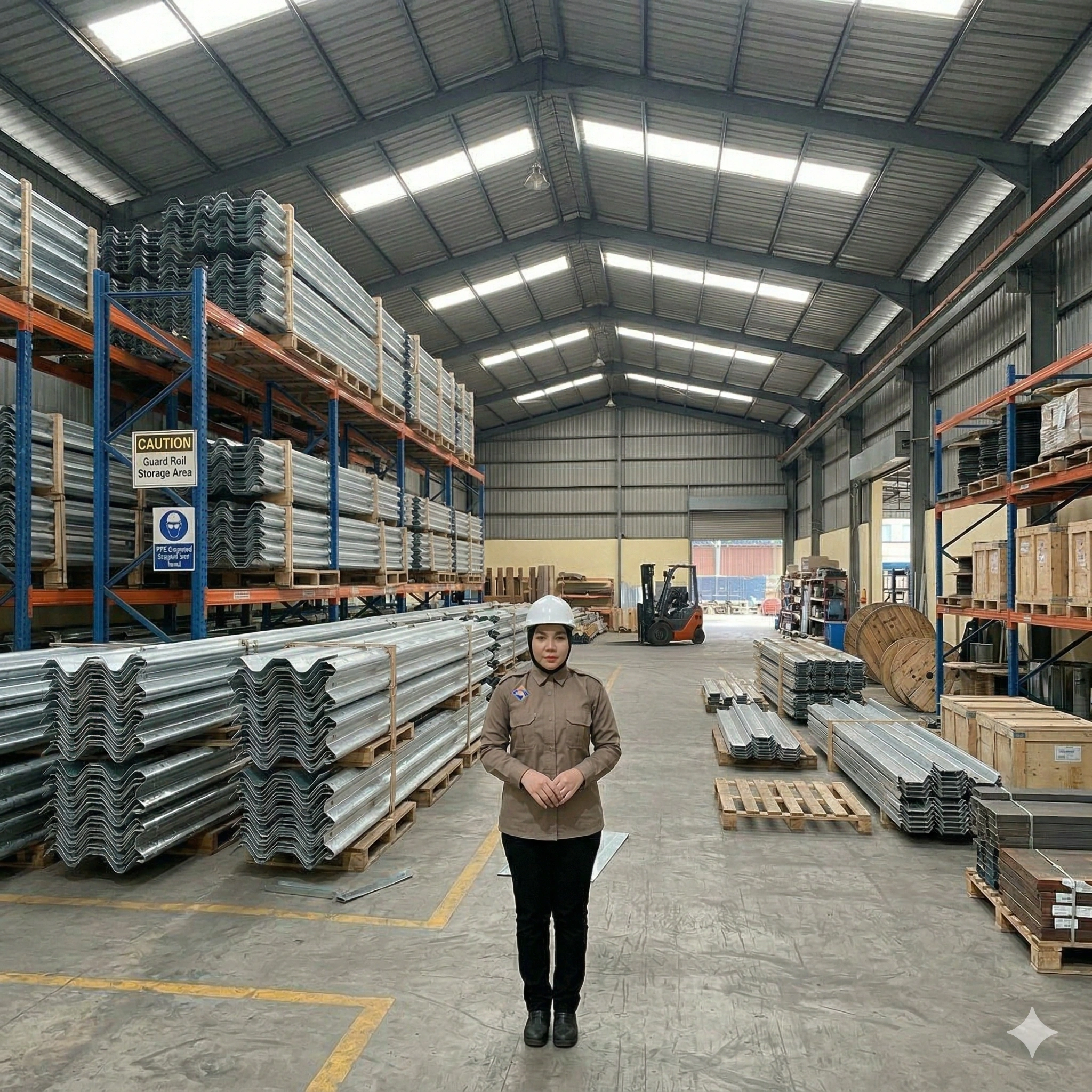 pagar pengaman jalan